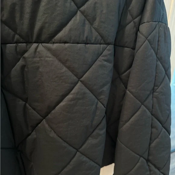 Black Quilted Women's Jacket - Picture 7 of 11
